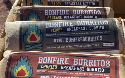 Bonfire burritos - About Bonfire Burritos Catering. On ezCater.com since January 25th, 2020. Address. 2221 Ford St Golden, CO ...